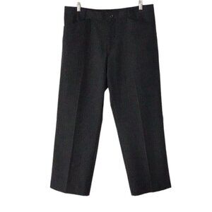 Tristan Pinstripes Wide Leg Dress Pants Wool Blend W36 L 28